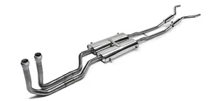 JAGUAR E-TYPE SERIE 2 IMPIANTO DI SCARICO COMPLETO ACCIAIO INOX BSSJR017 - Foto 1 di 3