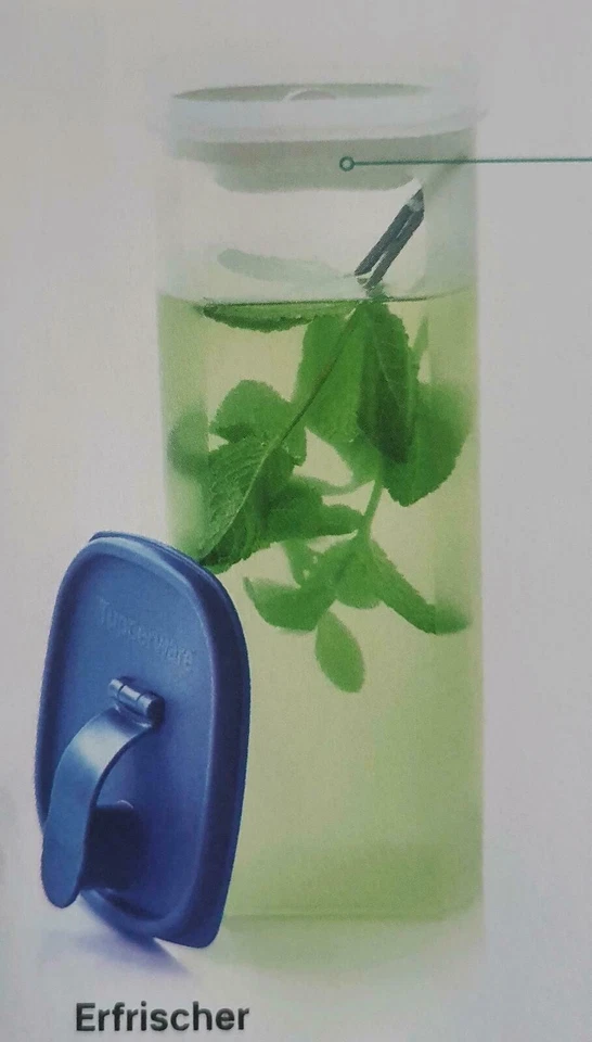 Tupperware Erfrischer 2,0l C 85 NEU OVP mit Siebeinsatz 11,8 x 11,8 x 28,5 cm - Bild 1 von 1