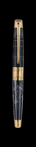 CARAN D'ACHE NEW GOLD PLATED CAELOGRAPH SIRUS PEN 20° NORTH WITH DIAMOND 3 OF 52 - Picture 1 of 6