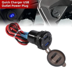 For HONDA XL750 Transalp 750 Quick Charger USB Outlet Power Socket Plug Adapter - Picture 1 of 22