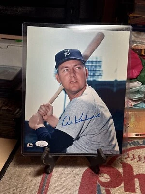 Al Kaline Signed 8x10 color photo JSA - Image 1 of 4