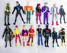 Lot 15 DC Young Justice League Batgirl Joker Nightwing Starfire Aquaman Figure