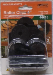 OWT 46618 Laredo Sunset Angle Brackets Rafter Clips 4" Qty 2 Pcs.............3B4 - Picture 1 of 2