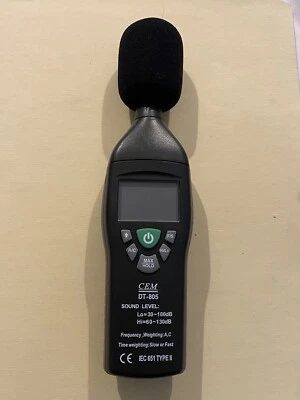 DT-805 Professional Sound Level Meter Industrial Noise Decibel Tester Noisemeter - Image 1 of 2
