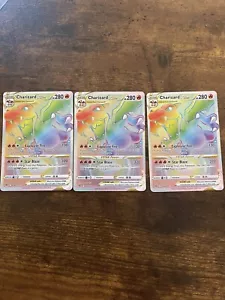 1 Brilliant Stars Charizard Vstar Rainbow Secret Rare NM/M 174/172 Pack Fresh - Picture 1 of 2