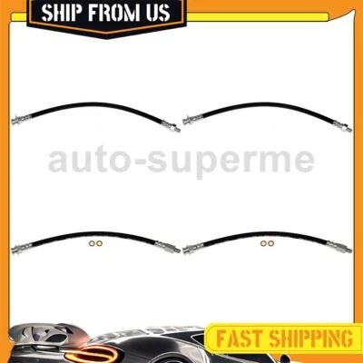 4x Kit de manguera de freno delantera trasera para Ford Courier 1954-1955 sedán entrega 3,9 L Foto 1 de 4