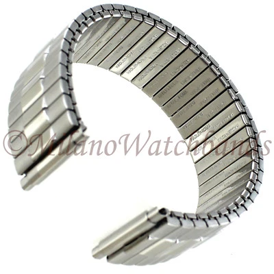 Banda de expansión larga de acero inoxidable mate/brillante Milano 16-22 mm para hombre 177760 Foto 1 de 4