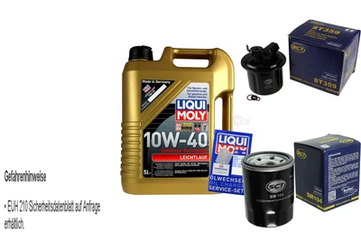 LIQUI MOLY, SCT GERMANY INSPEKTIONSKIT FILTER LIQUI MOLY ÖL 5L 10W-40 für Honda CRX III EH EG 1.6 ESi