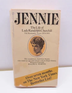 Jennie: The Life Of Lady Randolph Churchill by Ralph G Martin 1970 Signet PB - Imagen 1 de 7