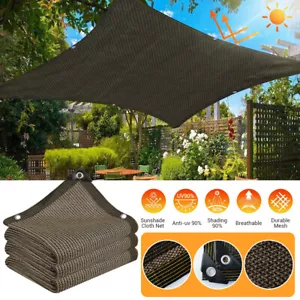 Sun Shade Cloth Netting Outdoor Anti-UV Mesh Porch Garden Patio Privacy Awnings - Picture 1 of 10