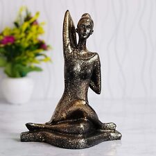Yoga Posture Lady Statue Figurina per Casa Tavolo Top Soggiorno Sala Camera