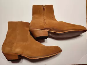 BOTA OCCIDENTAL DE GAMUZA CAMELLO RÉGIMEN CIVIL TALLA 7/40 - Imagen 1 de 9