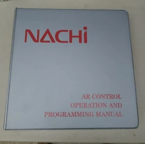 NACHI AR CONTROL OPERATION AND PROGRAMMING MANUAL - Picture 1 of 7