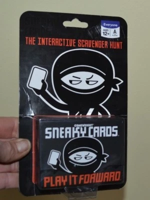 Sneaky Cards Play It Forward by Gamewright Interactive Scavenger Hunt Card Game - Image 1 of 2