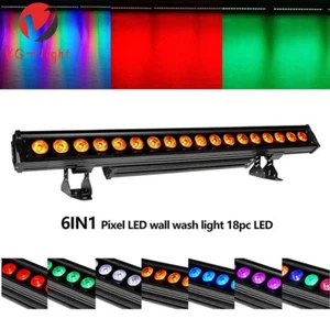 IP65 6in1 RGBWAUV LED Wall Wash Bar Light DMX Stage DJ washer Bar light outdoor - Picture 1 of 8