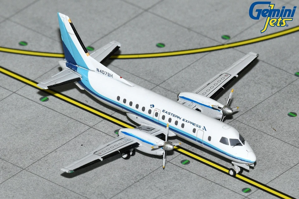 Eastern Express Saab 340 N407BH GeminiJets GJEAL1251 Scale 1:400 - Image 1 of 1