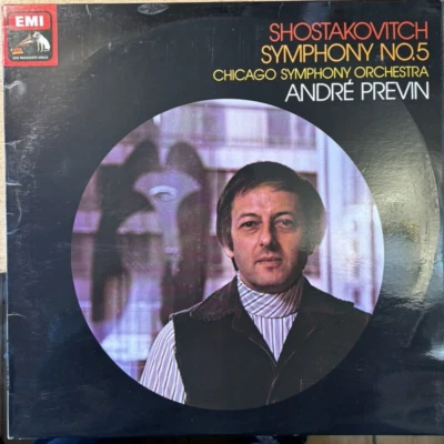 HMV ASD 3443 STEREO / QUAD * SHOSTAKOVITCH / PREVIN / CHICAGO SO SYMPHONY NO.5 - Image 1 of 4