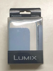 Funda de cuero Panasonic DMW-CS5 (azul/blanco) para Lumix DMC-FX y serie DMC-FS - Imagen 1 de 4
