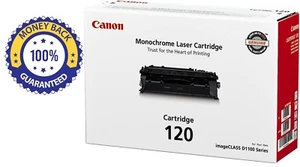 Cartucho de tóner negro genuino Canon 120 2617B001 OEM envío rápido-nuevo caja abierta - Imagen 1 de 6