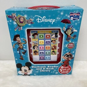 Disney Electronic Reader and 8-book Library Hardcovers Gift Idea Boys Girls - Picture 1 of 12