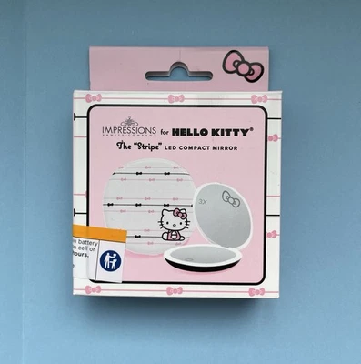 Hello Kitty Vanity LED Compact 3X Mirror New In Box - Limited Edition - Image 1 of 4