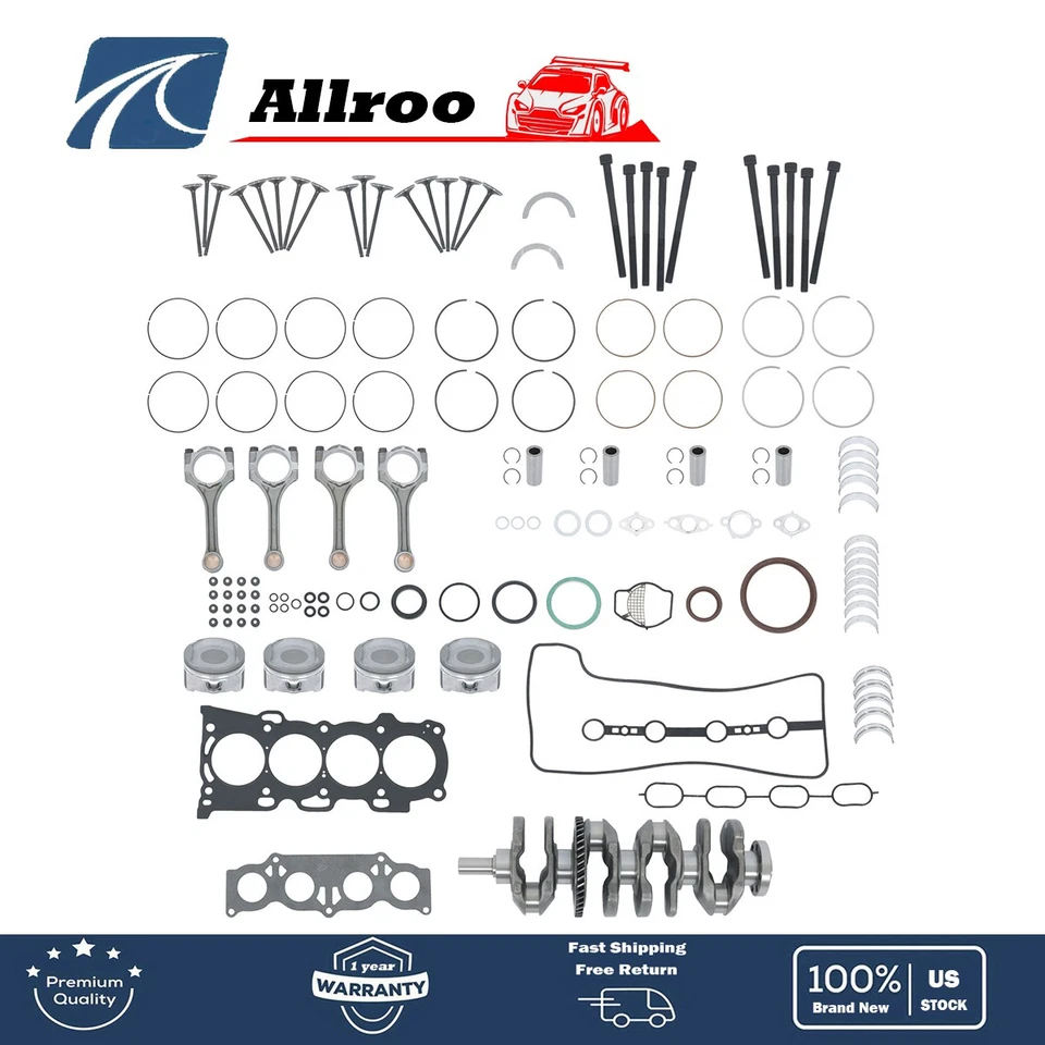 For 2002-2011 Toyota Camry 2002-2008 Toyota Solara Engine Rebuild Overhaul Kit Foto 1 de 4