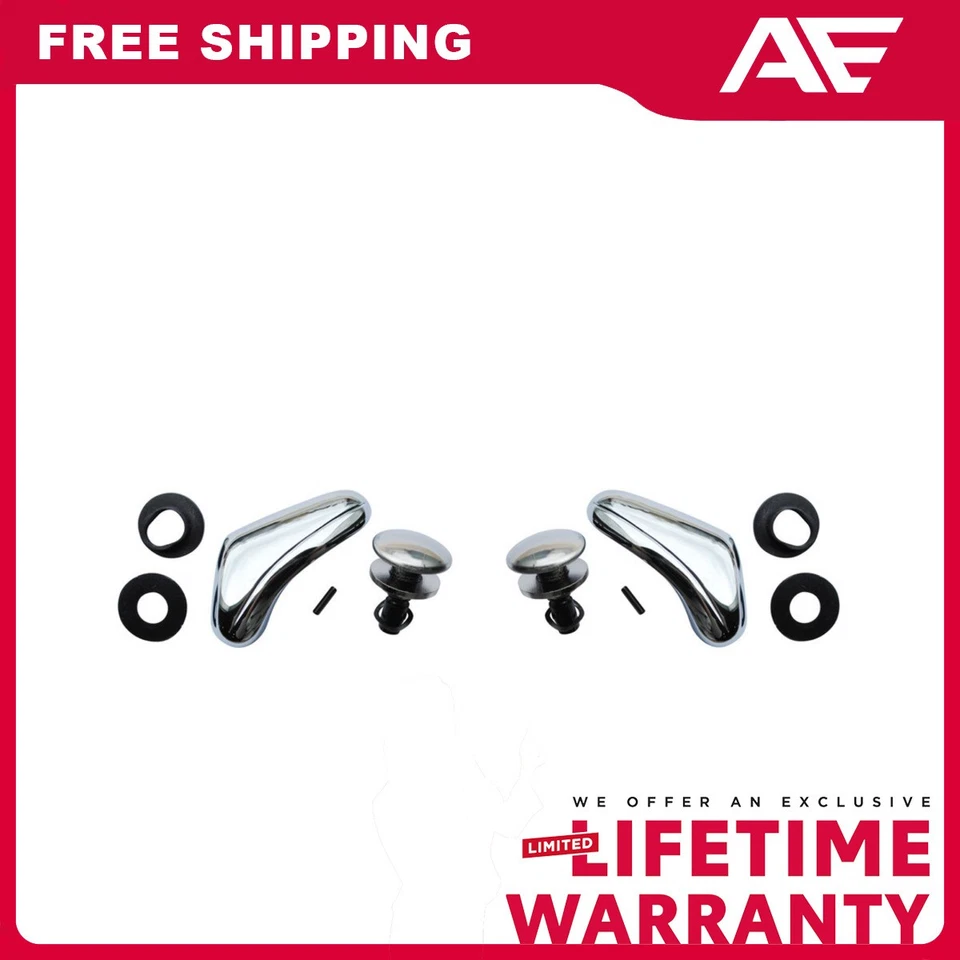 Conjunto de travas de janela de ventilação para 68-76 Chevrolet C10 Suburban Pickup C20 Suburban - Imagem 1 de 3