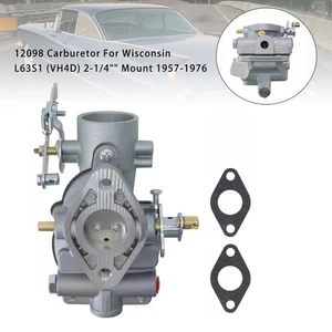 Carburador 12098 para Wisconsin L63S1 (VH4D) 2-1/4" montaje 1957-1976 - Imagen 1 de 16