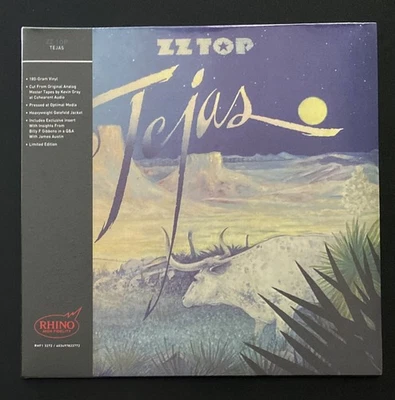 ZZ Top - Tejas - Rhino High Fidelity 180g Vinyl LP *NEW/SEALED* Foto 1 de 2