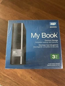 3 To WD My Book, disque dur externe de bureau 3,5", disque dur USB 3.0, WDBBGB0030HBK - Photo 1/10