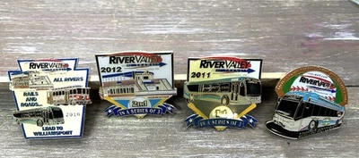 Prendedores de béisbol River Valley Transit 2010 11 12 14 Serie Mundial de Pequeñas Ligas LLWS Foto 1 de 4