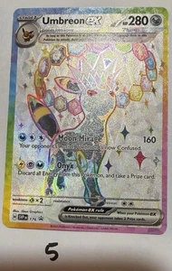Pokémon Umbreon ex SVP 176 Premium Figur Sammlung Englisch Promo (5) - Bild 1 von 2
