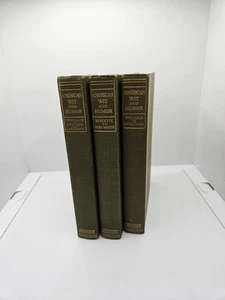 AMERICAN WIT & HUMOR 1907 Humorist Collection Stories By Many Authors 3 Volumes - Imagen 1 de 19
