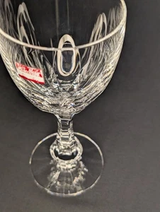 Vintage Baccarat Monaco Wasserkelch 6,25" geschliffener Kristall Frankreich mit Aufkleber - Bild 1 von 9