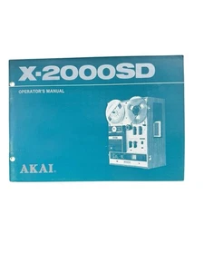 Oringial Akai X-2000SD Bedienungsanleitung & Schaltplan - Bild 1 von 4