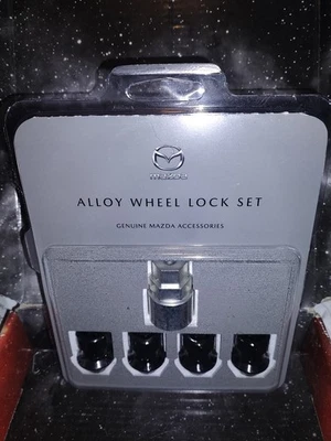 Conjunto de rodas MAZDA liga LOCK #C9N2V9740 079493 PRETO lacrado! - Imagem 1 de 4