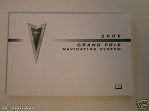 GM 2008 Grand Prix Navigation Manual #15854871A - Picture 1 of 1