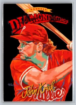 1994 Donruss #DK-9 John Kruk Diamond Kings - Image 1 of 2