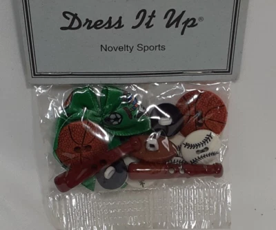 Спортивные кнопки, скрапбукинг баскетбол бейсбол мяч бита футбол, украшения - Изображение 1 из 3