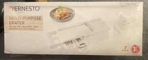 7 Pieces ERNESTO Multi Purpose Grater - White - Brand New - Picture 1 of 2