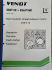 FENDT TRACTOR ELECTROHYDRAULIC LIFT MECH CONTROL EHR III SERVICE TRAINING MANUAL