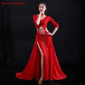 Belly Dance Performance Dresses for Women Clothes Set Oriental Dance Dress - Picture 1 of 26
