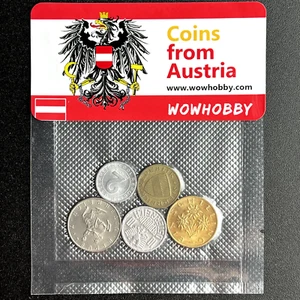 Monedas austriacas 🇦🇹 5 monedas aleatorias únicas de Austria para coleccionar monedas 🇦🇹 - Imagen 1 de 3