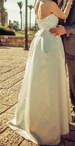 Edwardian style wedding dress + bolero + pencil skirt + bag - Picture 1 of 12