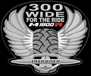 Suzuki Intruder M1800R 300 Wide XL ecusson brodé patcheThermocollant - Picture 1 of 1