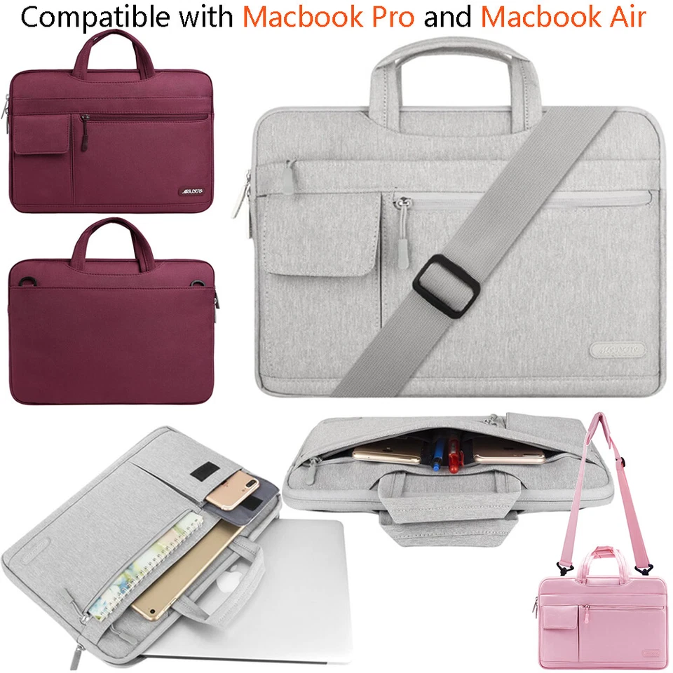 Laptop Case Sleeve Shoulder Bag Handbag Polyester MacBook Pro/Air Surface - Image 1 of 1