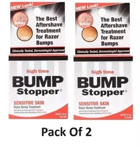High Time Bump Stopper Sensitive Skin Formula Razor Bump Treatment 2 Pack - Picture 1 of 1