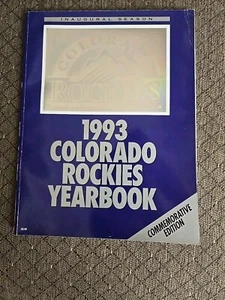 Colorado Rockies 1993 Inaugural Season Mile High Original Vintage Yearbook-Rare - Picture 1 of 9