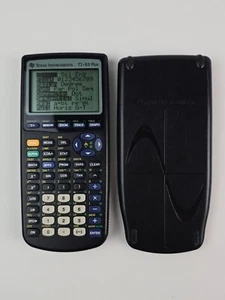Texas Instruments TI-83 Plus calcolatrice grafica con cover testata e funzionante - Foto 1 di 8