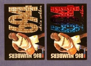 1994-95 Hoops Big Numbers & Rainbow #BN7 Chris Webber Lot 2x - Bild 1 von 2